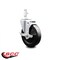 Service Caster 5 Inch Soft Rubber Wheel Swivel 3/4 Inch Square Stem Caster with Brake SCC SCC-SQ20S514-SRS-TLB-34 - alternate 3